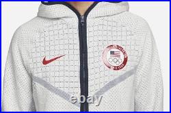 NEW Nike Team USA Olympic Tech Pack Full-Zip Hoodie Jacket Men's Size S Small