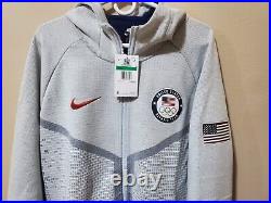 NEW Nike Windrunner Tech Pack USA Olympic Team Full-Zip Hoodie CT2798-043 SZ L