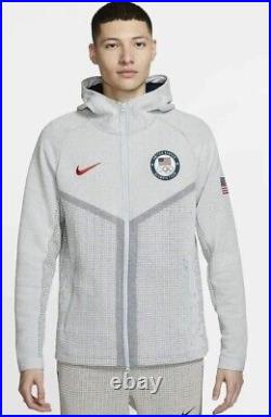 NEW Nike Windrunner Tech Pack USA Olympic Team Full-Zip Hoodie CT2798-043 SZ XL