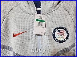 NEW Nike Windrunner Tech Pack USA Olympic Team Full-Zip Hoodie CT2798-043 SZ XL