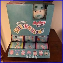 NEW! Original Squishmallows Mystery Squad FULL BOX of 48 Boba Cat Strawberry Cow