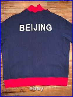 NEW Ralph Lauren Polo MENS Beijing Olympics Team Full Zip Sweater Size XXL