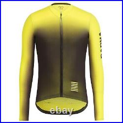 NEW Rapha Pro Team Colourburn Aero Jersey XXL Men Cycling RCC Black Yellow Fade