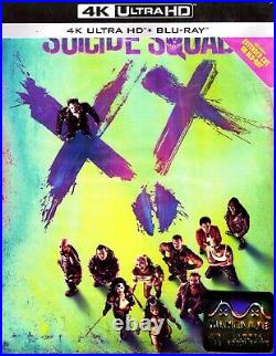 NEW Suicide Squad Extended Cut 4K Full Slip SteelBook Blu-ray Manta Lab #6