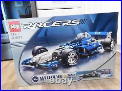 NEW in OPEN BOX! LEGO Racers Williams F1 Team Racer Set 8461 from 2002