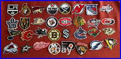 NHL Team Logo Patches Embroidered Pick your team or Full set of 32 Iron / Sew on