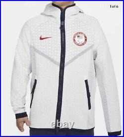 NIKE MENS TECH PACK THERMA-FIT'TEAM USA PARALYMPIC' FULL-ZIP HOODIE Sz M