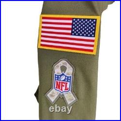NIKE NY GIANTS Football Team NFL Green Full Zip Jacket Salute to Service XXL