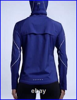 NIKE Team USA HyperShield Lightweight Full Zip Running Jacket Blue NEW Womens L