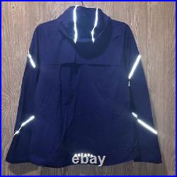 NIKE Team USA HyperShield Lightweight Full Zip Running Jacket Blue NEW Womens L