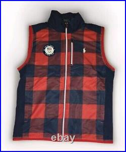 NWOT Polo Ralph Lauren Team USA Olympics Full-Zip Plaid Vest Men's Size S