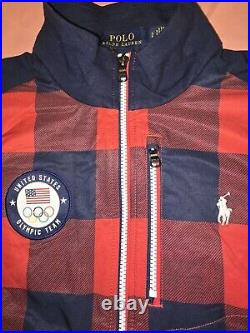 NWOT Polo Ralph Lauren Team USA Olympics Full-Zip Plaid Vest Men's Size S