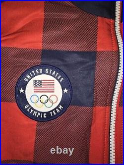 NWOT Polo Ralph Lauren Team USA Olympics Full-Zip Plaid Vest Men's Size S