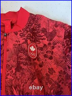 NWT Lululemon Team Canada 2024 Men's Vented Jacquard Bomber Jacket Size Large