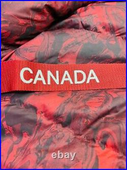 NWT Lululemon Team Canada 22 Women's Down Jacket COC Logo Size 8 Red