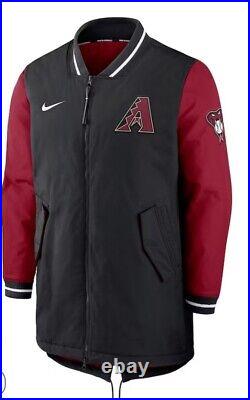 NWT Men's Nike Arizona Diamondbacks Authentic Collection Team Dugout Jacket XL