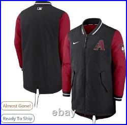 NWT Men's Nike Arizona Diamondbacks Authentic Collection Team Dugout Jacket XL