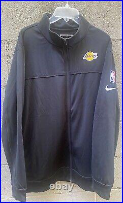 NWT Nike Los Angeles Lakers NBA Authentics Team Issue Full Zip Jacket Mens Sz XL