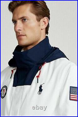 NWT Polo Ralph Lauren WHITE TEAM USA OLYMPIC Closing Ceremony Jacket 2020 Sz L