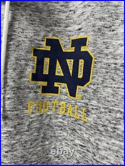 NWT TEAM ISSUED NOTRE DAME FOOTBALL Under armour FULL ZIP Hood FIESTA BOWL LARGE