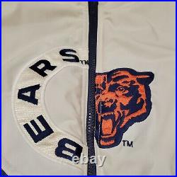 NWT Vintage Chicago Bears Team NFL Triple F. A. T. Goose Full Zip Jacket Medium