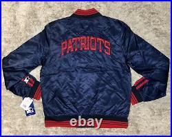 New England Patriots NFL Starter Jacket Full-Snap Women's Size L Large New NWT