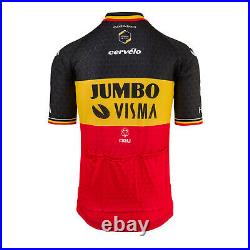New JUMBO-VISMA Pro Team Cycling Jersey by AGU BELGIAN CHAMPION