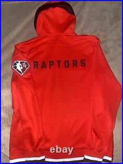 New Nike NBA Authentics Toronto Raptors Showtime Team Issue Jacket Men's Size M