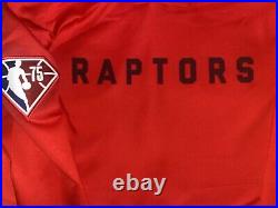 New Nike NBA Authentics Toronto Raptors Showtime Team Issue Jacket Men's Size M