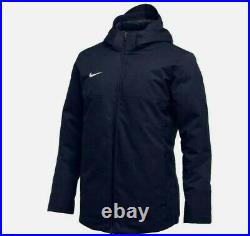 New Nike Team Training Down Filled Coat / Jacket /Parka 915036-419 4XL Navy Blue