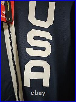 New Nike Team USA Therma Flex Showtime Full-Zip Men's Hoodie Size L CD4880 451