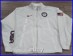 New Nike Team USA Windrunner Men's Medal Stand Jacket Olympic Size L CK4552-100
