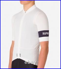New Rapha Men's Pro Team Jersey White /Dark Navy PTJ07SS-WDN Large