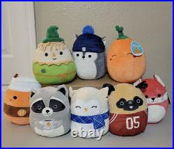 New Squishmallow Harvest Squad 8 Bundle Full Set Of 8 NWT 2021 Fall