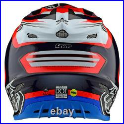 New Troy Lee Designs SE4 Full Carbon Flash Red Team Helmet Adult Large Mx TLD