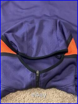 New Without Tags Nike Clemson Purple Orange Full Zip Hoodie Team Issued size Large
