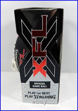 New XFL Spalding Football 2000 Official Leather Game Issued Ball Full Size NIB