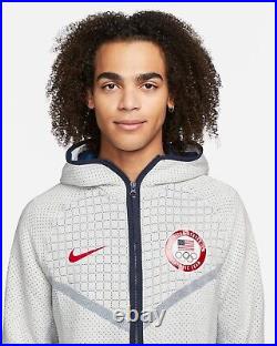 Nike 2022 USA Team Olympic Tech Pack Full-Zip Hoodie Jacket MEDIUM FAST SHIP NWT