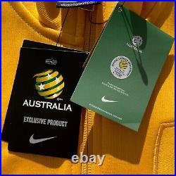 Nike Australia Football Soccer National Team Full Zip Jacket 605351 706 Men's L