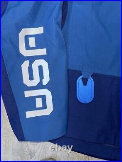 Nike Blue Team USA Medal Stand Full-Zip Hoodie Jacket DD8845-492 Sz Large