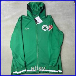 Nike Boston Celtics Team Issue Performance Full-Zip Hoodie NBA 75th Mens Size L