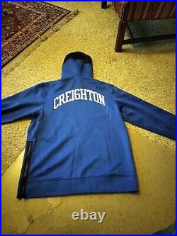 Nike Creighton Bluejays Dri-fit Showtime Team Issued Basketball Hoodie Large