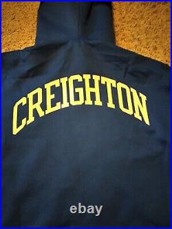 Nike Creighton Bluejays Dri-fit Showtime Team Issued Basketball Hoodie Large