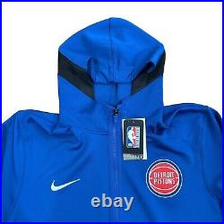 Nike Detroit Pistons Team Issued Flex Warm Up Jacket PE, Size XL NWT DA7929-495