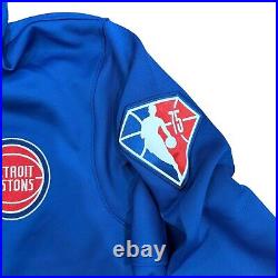 Nike Detroit Pistons Team Issued Flex Warm Up Jacket PE, Size XL NWT DA7929-495