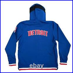 Nike Detroit Pistons Team Issued Flex Warm Up Jacket PE, Size XL NWT DA7929-495