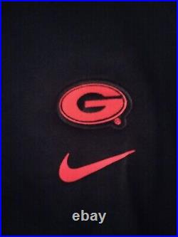 Nike Dri-fit Georgia Bulldogs Team Issue On-Field Football Full Zip Hoodie XL