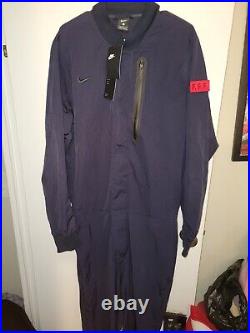 Nike FFF France National Team Full Zip Jumpsuit Navy Blue CI8337-475