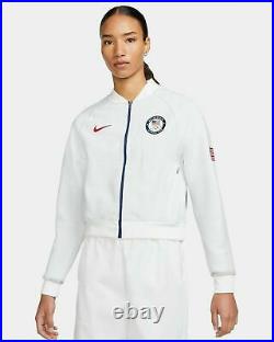 Nike Full Zip Team USA Olympic Jacket Hoodie WMNS CK4626 100