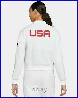 Nike Full Zip Team USA Olympic Jacket Hoodie WMNS CK4626 100
